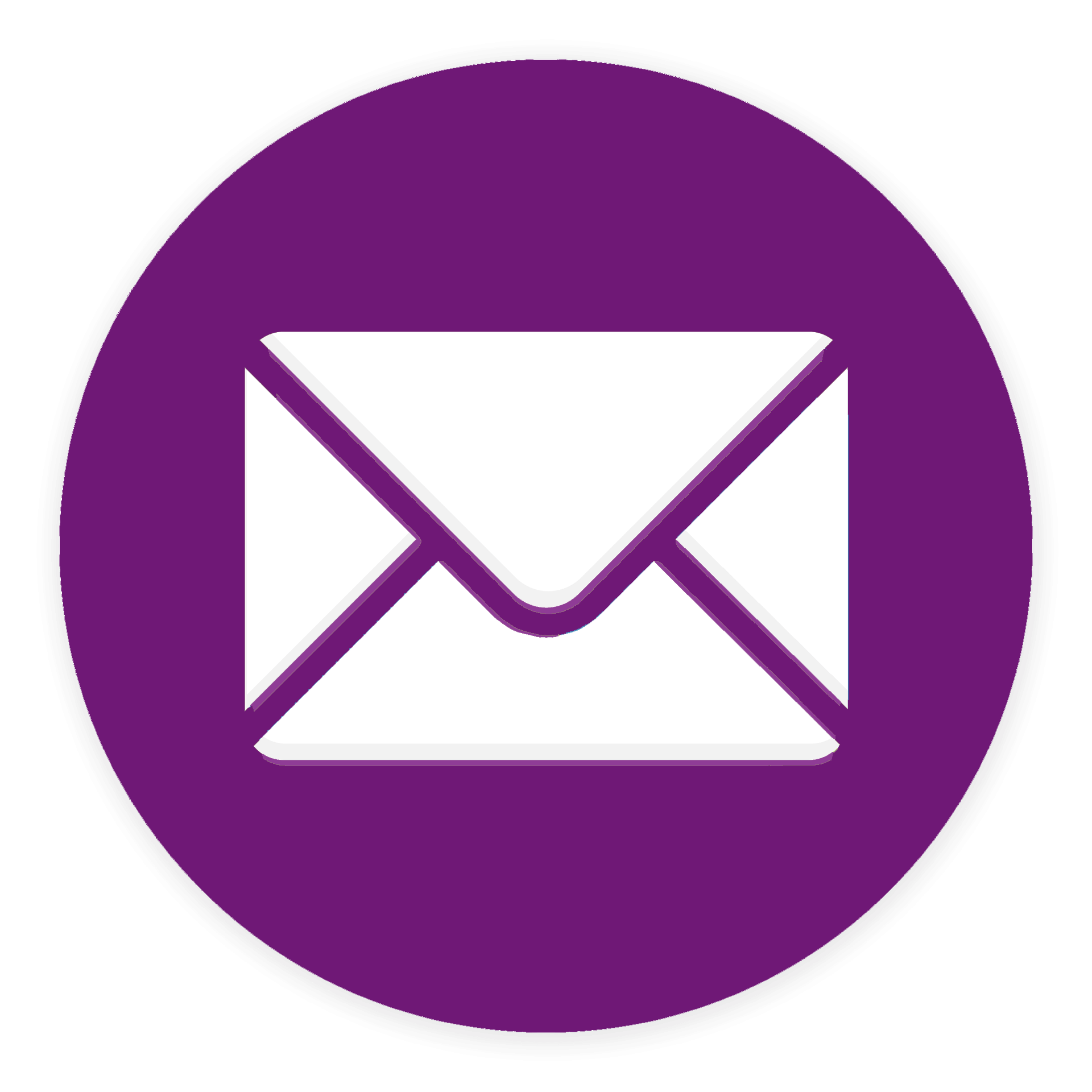 Letter purple icon